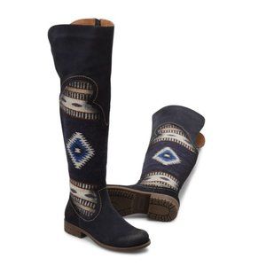 Lucero Navy Blanket Combination Born Boots